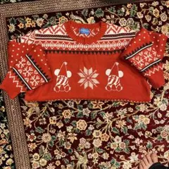 リルリンリン　セーター　ディズニー　クリスマス