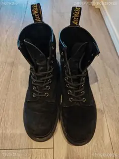 【Dr. Martens】37黒 スエード ハイカットブーツ
