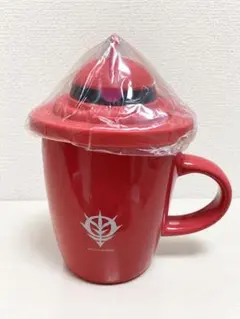未使用　機動戦士ガンダム シャア専用ザク マグカップ フタ付き