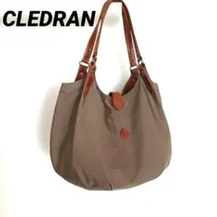 CLEDRAN クレドラン トートバッグ ブラウン レザー オリーブ 日本製のサムネイル