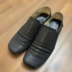 ing イング　革靴　スリッポン　ローファー　23センチ　レザー　黒　軽量