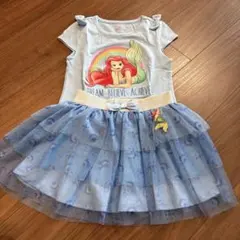 アリエル プリント Tシャツ＆スカート セット 5Tのサムネイル