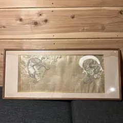 ■川合朋郎　洞窟に帰る〜人物油彩画 抽象画 立体キャンパス2013年 川合朋郎 洞窟に帰る〜人物油彩画 抽象画 立体キャンパス2013年 - メルカリ