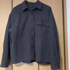 ヘビーフランネルクロップドシャツジャケット