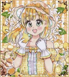 ホ*郎様 手描き オリジナルイラスト アナログ 色紙