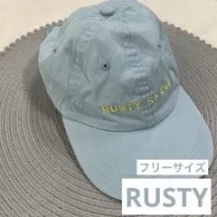 RUSTY SS CO. キャップ ブルー Fサイズ ジュニア レディースのサムネイル