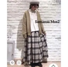 新品 タグ付き Samansa Mos2 サマンサモスモス カーディガン