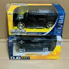 DUB CITYミニカー 6台セット 黒 DUB CITYミニカー 6台セット 黒 DUB CITY ミニカーセット 6台 jada