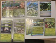 ポケモンカード　草タイプセット ジュナイパーex 草タイプ