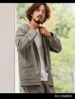 【CAMBIO】Airy ニットカーディガン(A55025cmb)GRAYG/Mのサムネイル