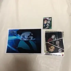 鬼滅の刃　ブロマイド　ステッカー　3点セット