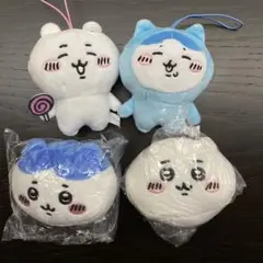 ちいかわ　もちもちフェイスマスコット　ぬいぐるみBIG 4点セット