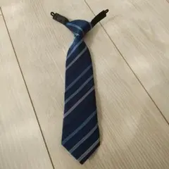 キッズ用ネクタイ ネイビー ストライプ