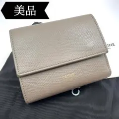 ◇セリーヌ◇レザー/スモールトリフォールド/コンパクトウォレット/三つ折り財布のサムネイル