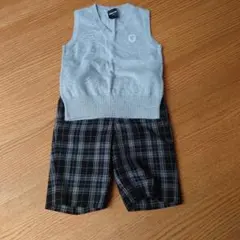 COMME CA ISM ベストとショートパンツ 110