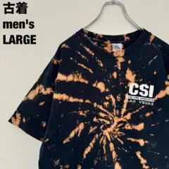 古着 AAA Tシャツ CSI Vegas 海外ドラマ 斬新デザイン 黒L