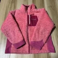 mont-bell フリースジャケット Kid's 120ピンク