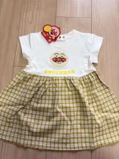 【新品】アンパンマン 半袖ワンピース 90サイズ