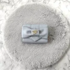 Maison de FLEUR 三つ折財布ブルーのサムネイル