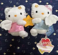 ハローキティ&ミミィ星座ぬいぐるみ　双子座 エンジェル