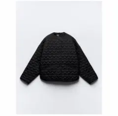 【美品】ZARA ハートキルティングジャケット