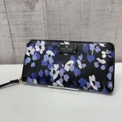 ゆ*ん様 kate spade 花柄 PVC 長財布
