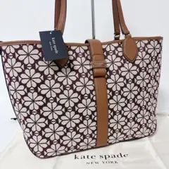 【未使用品級】KATE SPADE NEWYORK ジャガード　トートバッグ
