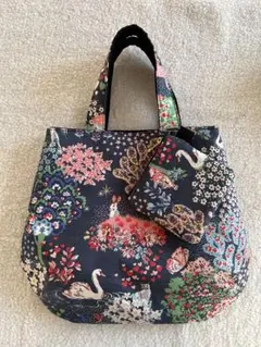 ハンドメイドふっくらバック（キャスキッドソン生地）