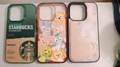 iPhone14proケースセット香港ディズニーランド ダッフィー等