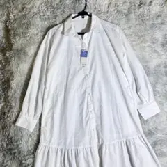 [GF58] GU ギャザー切替ワンピース　新品タグ付き