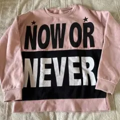 150 裏起毛トレーナー 女の子 冬物