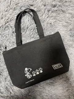 スヌーピー ランチバッグ 保冷バッグ ブラック