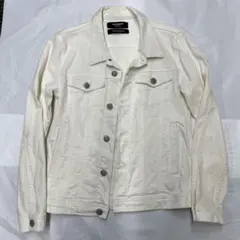 1PIU1UGUALE3×nano universe デニムジャケット 白 M