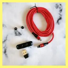 充電ケーブル マグネット LEDライト付き 540°回転マグネット