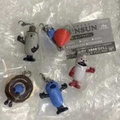 ガチャ　パペットスンスン　めじるしアクセサリー5点