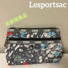 未使用美品★レスポートサック　ポーチ　フラワープリント