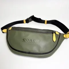 【極美品】COACH リーグ ベルト バッグ カラーブロック ボディバッグ