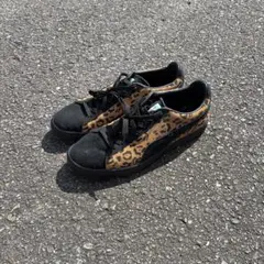 00sPUMA SUEDE レオパード柄 スニーカー y2k achive 希少