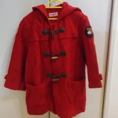 再度値下げしました！　ミキハウス　ダッフルコート　レトロ　110㎝