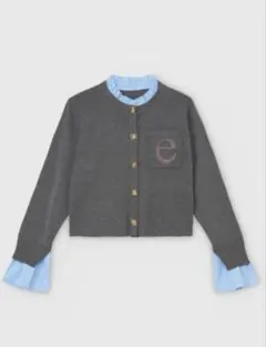 EIMY ISTOIRE Attached collar ニットジャケット