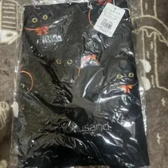 モフサンド 刺繍トートバッグ 黒猫