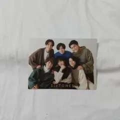 Myojo デタカ 厚紙 グリーティングカード SixTONES