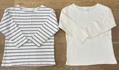 ボーダーTシャツ　無地Tシャツ