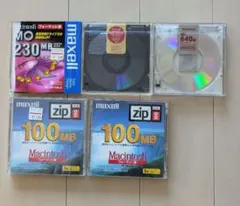 MOディスク 230MB 640MB Zipディスク 100MB まとめ