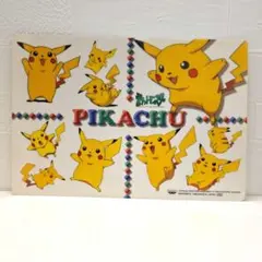 ポケットモンスターピカチュウ 下敷き レトロ 1998年 当時物