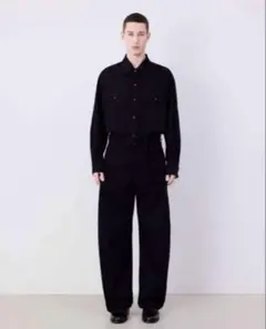 LEMAIRE TWISTED BELTED PANTS BLACKのサムネイル