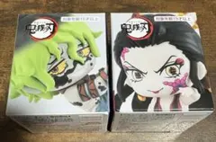 新品未開封　鬼滅の刃　ちょこっとひっかけフィギュアぷち　堕姫　妓夫太郎