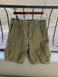 ひどうさん専用/Nigel Cabourn カーゴショーツ オリーブ 34のサムネイル