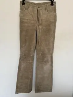 イタリア製 90's アダムエロペ スエード レザー パンツ 38 ビンテージ