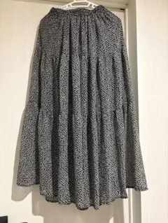 レトロガール　花柄スカート ロングスカート　フリーサイズ　春服